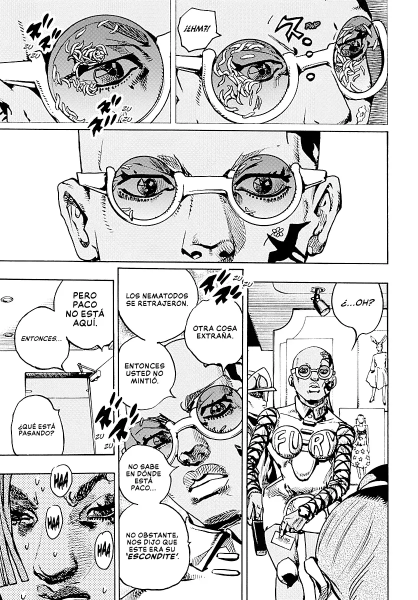 JoJo's Bizarre Adventure Parte 9: The JoJoLands Capitulo 25: La investigación de Laem Chabang página 19