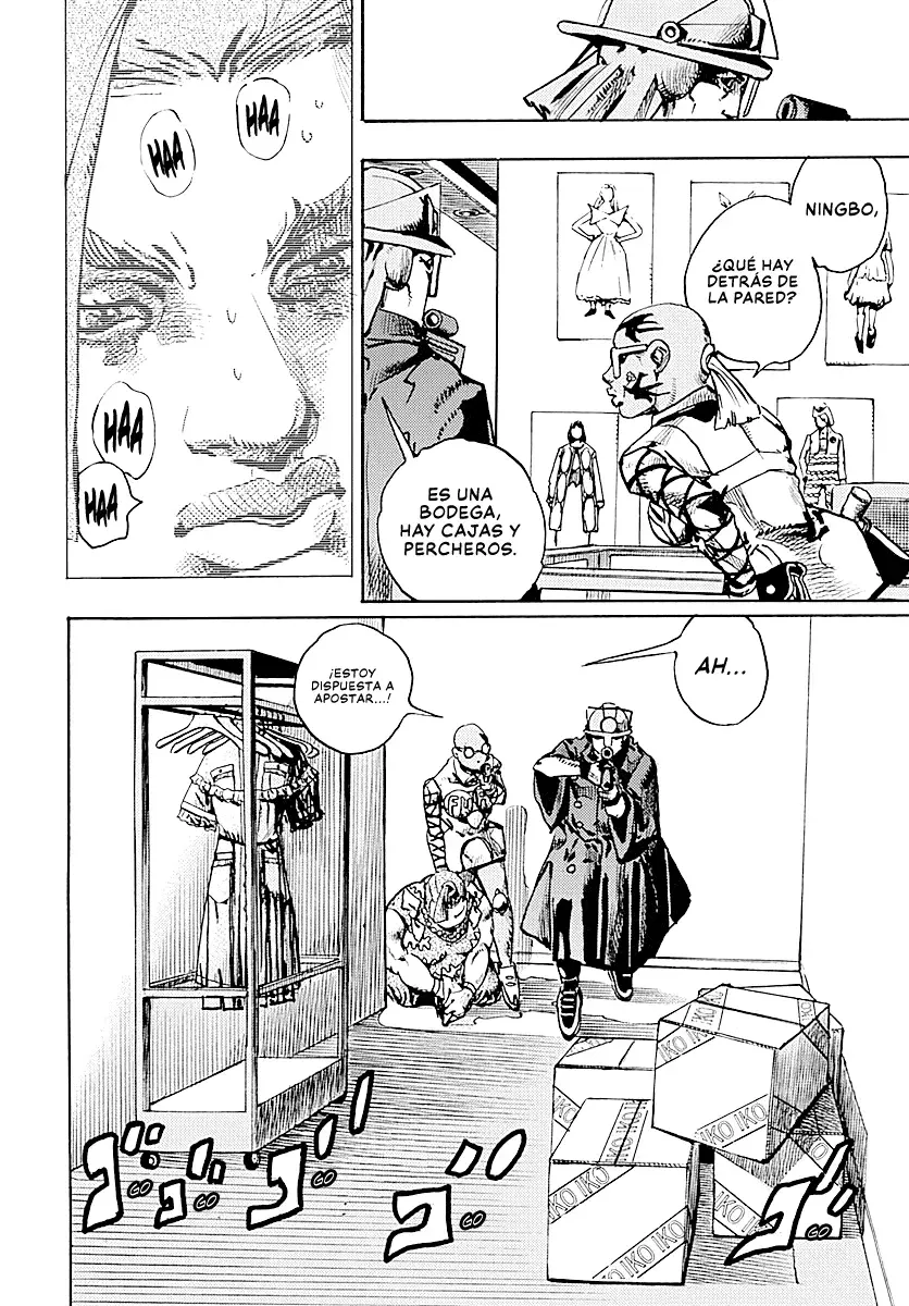 JoJo's Bizarre Adventure Parte 9: The JoJoLands Capitulo 25: La investigación de Laem Chabang página 20
