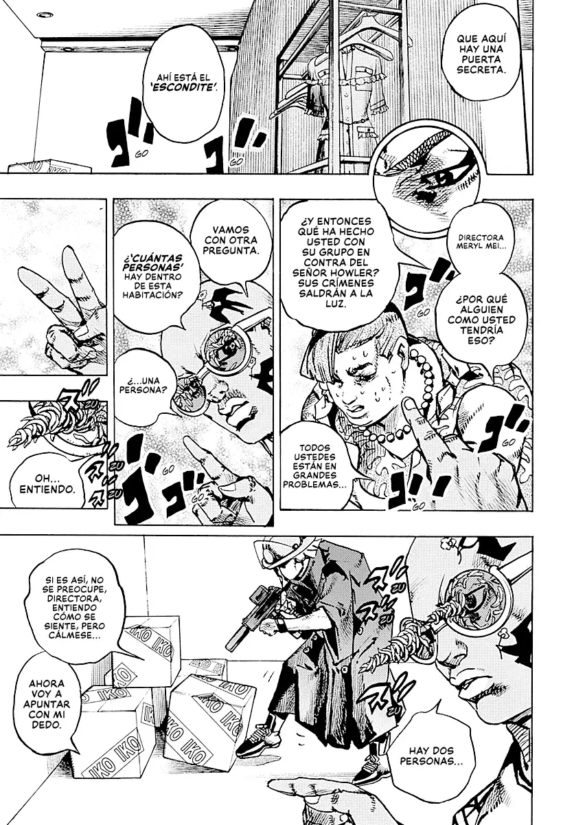 JoJo's Bizarre Adventure Parte 9: The JoJoLands Capitulo 25: La investigación de Laem Chabang página 21