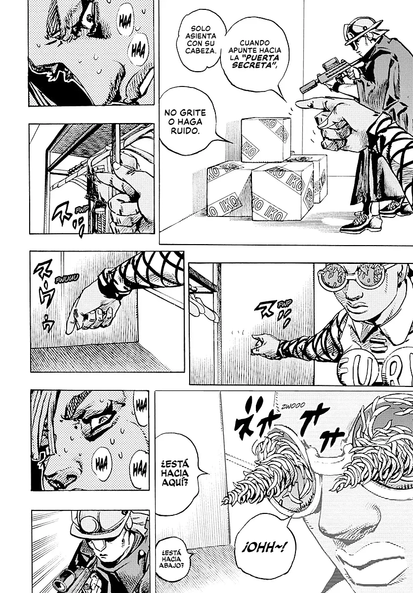 JoJo's Bizarre Adventure Parte 9: The JoJoLands Capitulo 25: La investigación de Laem Chabang página 22