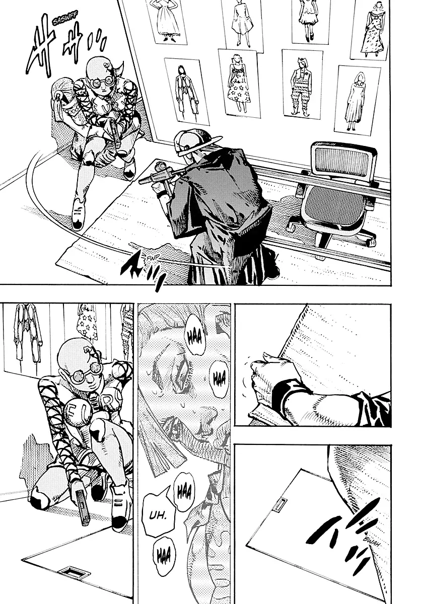 JoJo's Bizarre Adventure Parte 9: The JoJoLands Capitulo 25: La investigación de Laem Chabang página 23