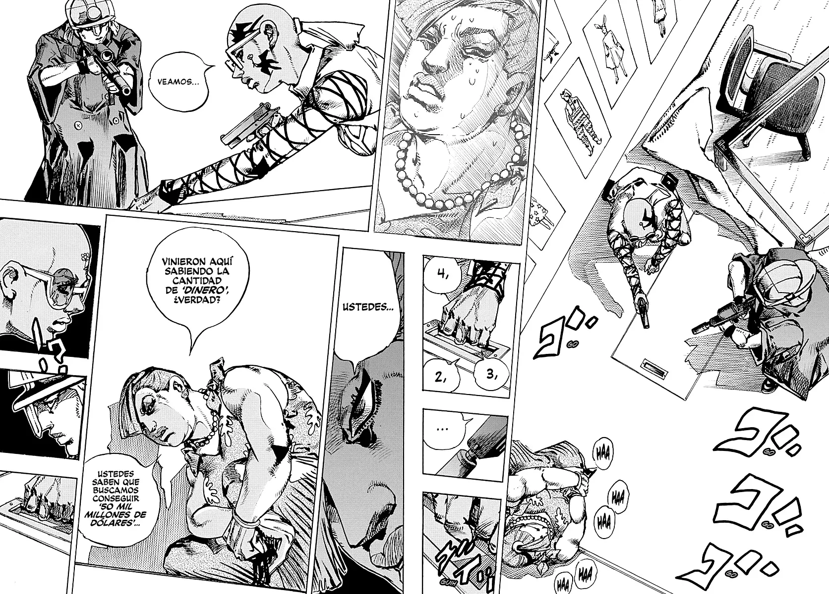 JoJo's Bizarre Adventure Parte 9: The JoJoLands Capitulo 25: La investigación de Laem Chabang página 24