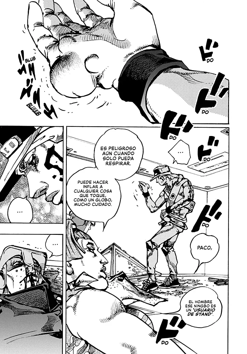 JoJo's Bizarre Adventure Parte 9: The JoJoLands Capitulo 26: Paco vs. Ningbo, Parte 1 página 22