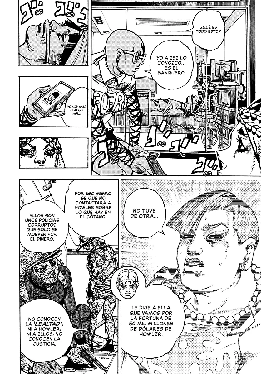 JoJo's Bizarre Adventure Parte 9: The JoJoLands Capitulo 26: Paco vs. Ningbo, Parte 1 página 9