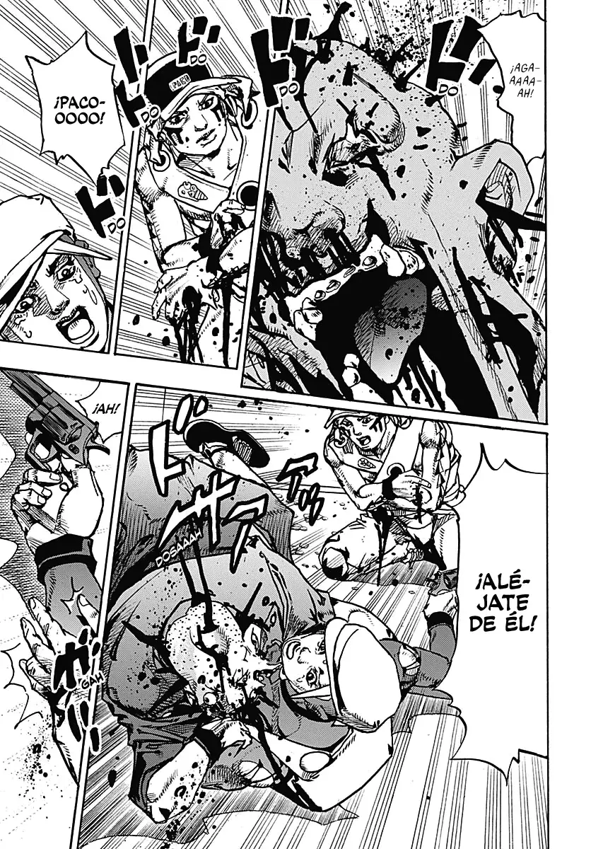JoJo's Bizarre Adventure Parte 9: The JoJoLands Capitulo 27: Paco vs. Ningbo, Parte 2 página 11