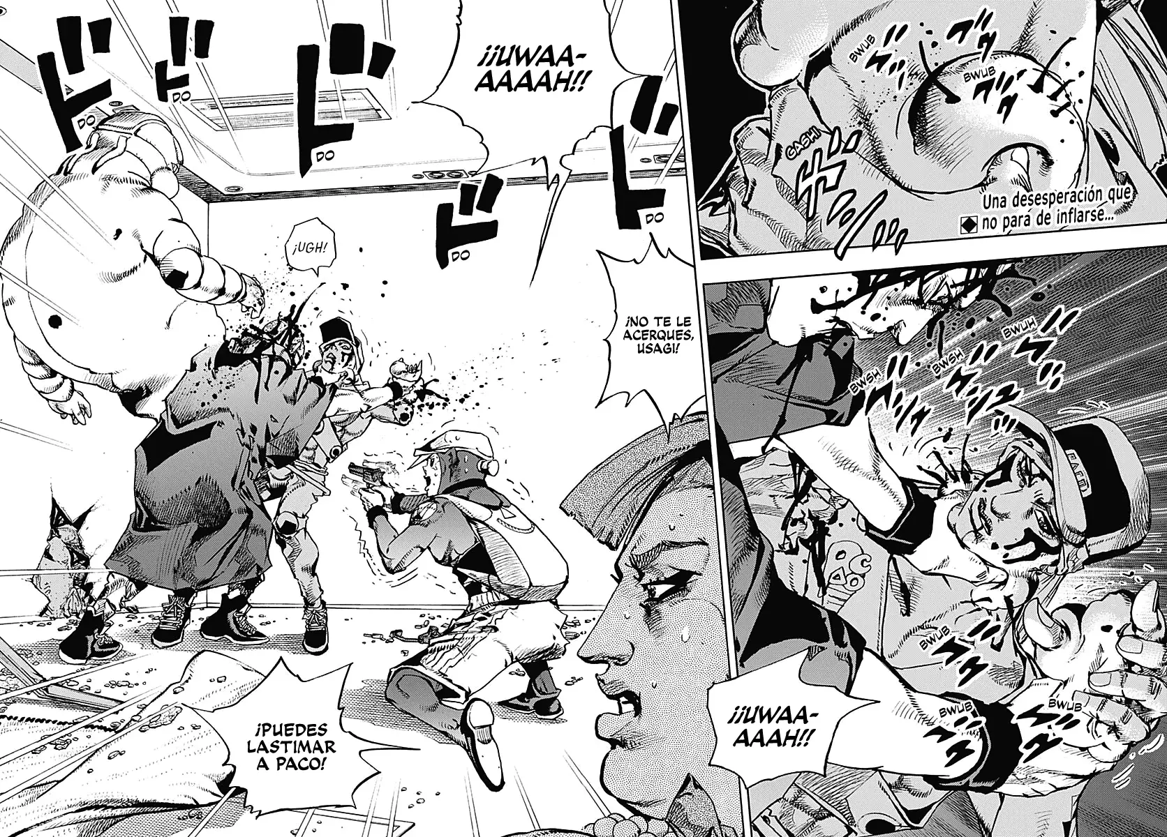 JoJo's Bizarre Adventure Parte 9: The JoJoLands Capitulo 27: Paco vs. Ningbo, Parte 2 página 3