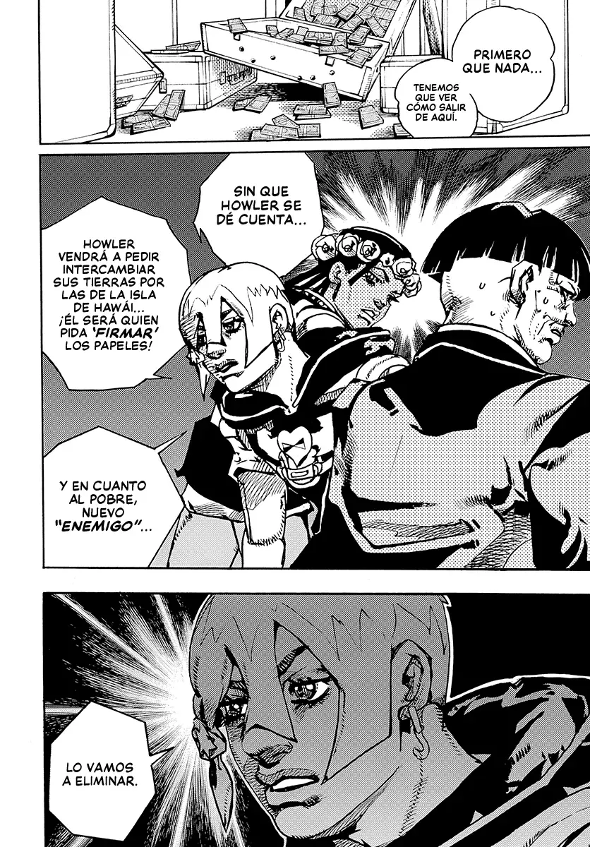 JoJo's Bizarre Adventure Parte 9: The JoJoLands Capitulo 28: Orgullo y enseñanza página 14