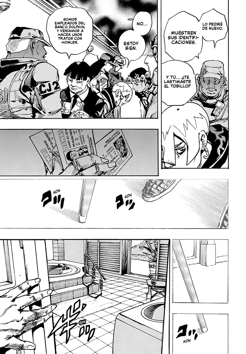 JoJo's Bizarre Adventure Parte 9: The JoJoLands Capitulo 28: Orgullo y enseñanza página 15