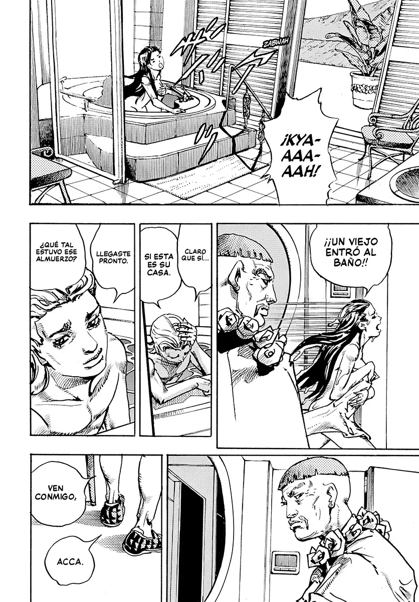 JoJo's Bizarre Adventure Parte 9: The JoJoLands Capitulo 28: Orgullo y enseñanza página 16