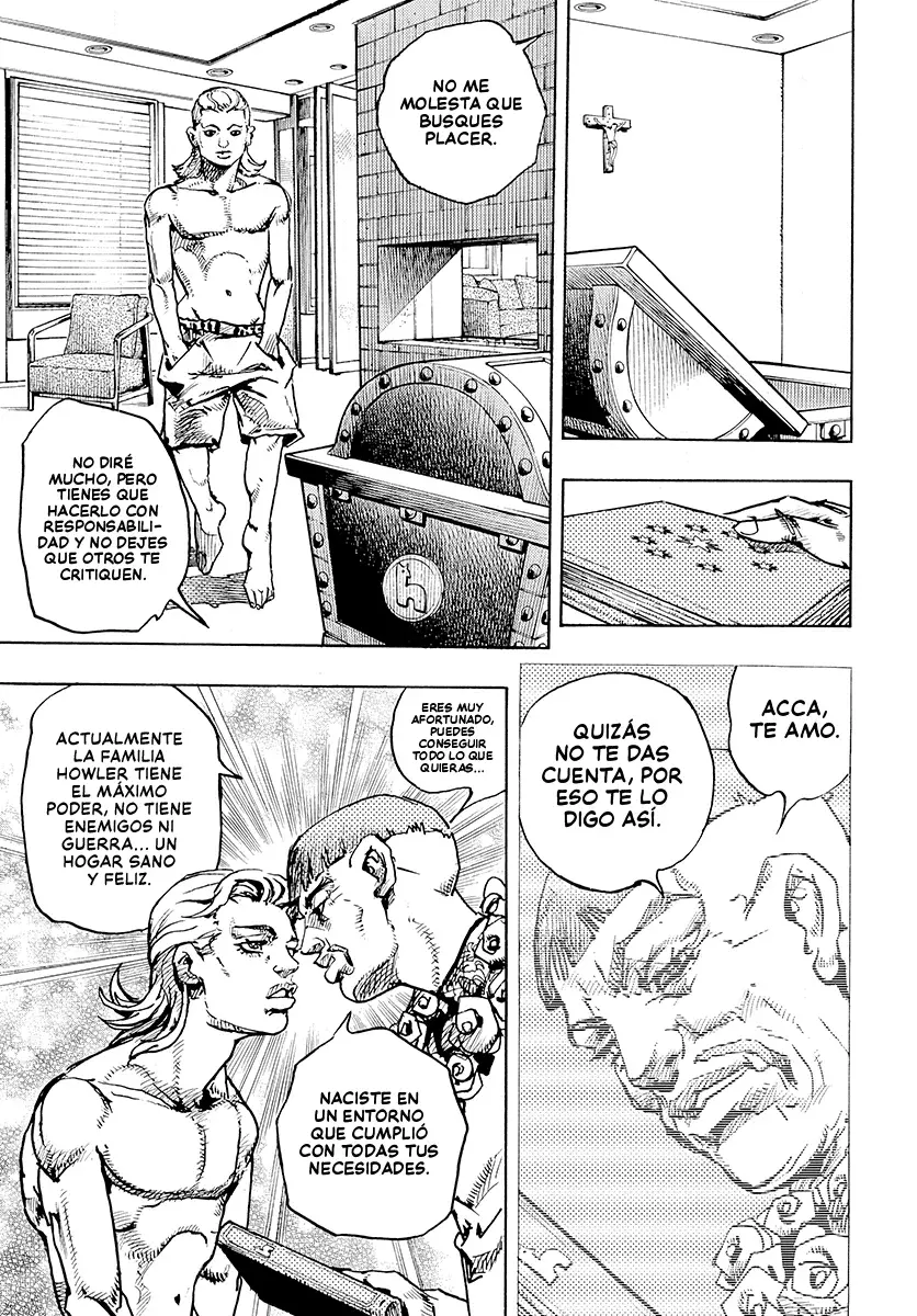 JoJo's Bizarre Adventure Parte 9: The JoJoLands Capitulo 28: Orgullo y enseñanza página 17