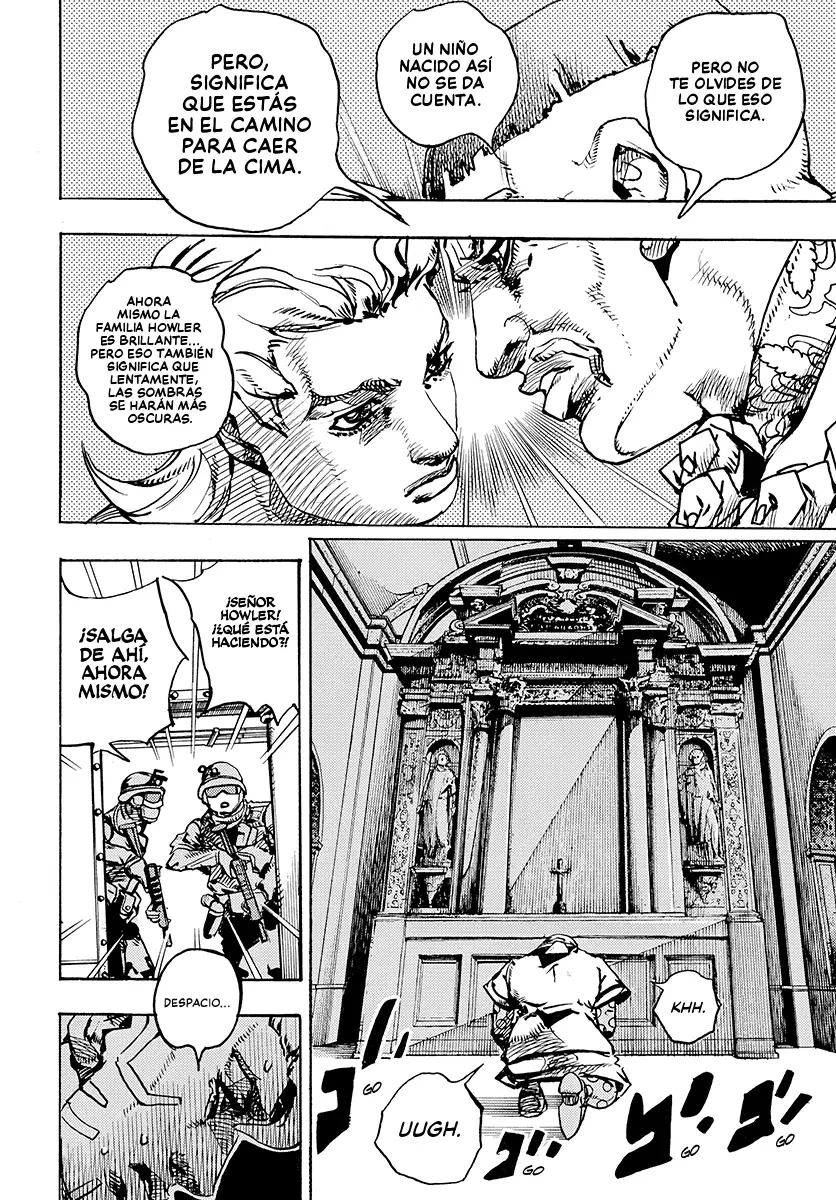 JoJo's Bizarre Adventure Parte 9: The JoJoLands Capitulo 28: Orgullo y enseñanza página 18