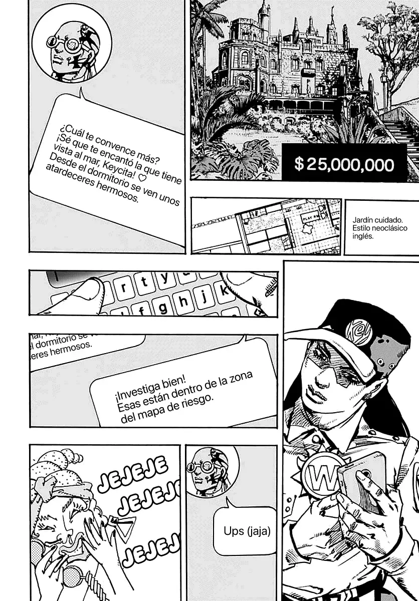 JoJo's Bizarre Adventure Parte 9: The JoJoLands Capitulo 29: Lulú-Chan Y Laem Chabang página 12