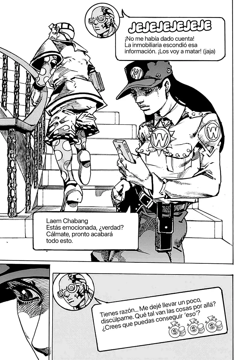 JoJo's Bizarre Adventure Parte 9: The JoJoLands Capitulo 29: Lulú-Chan Y Laem Chabang página 13