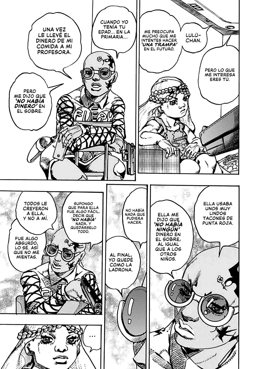 JoJo's Bizarre Adventure Parte 9: The JoJoLands Capitulo 29: Lulú-Chan Y Laem Chabang página 17
