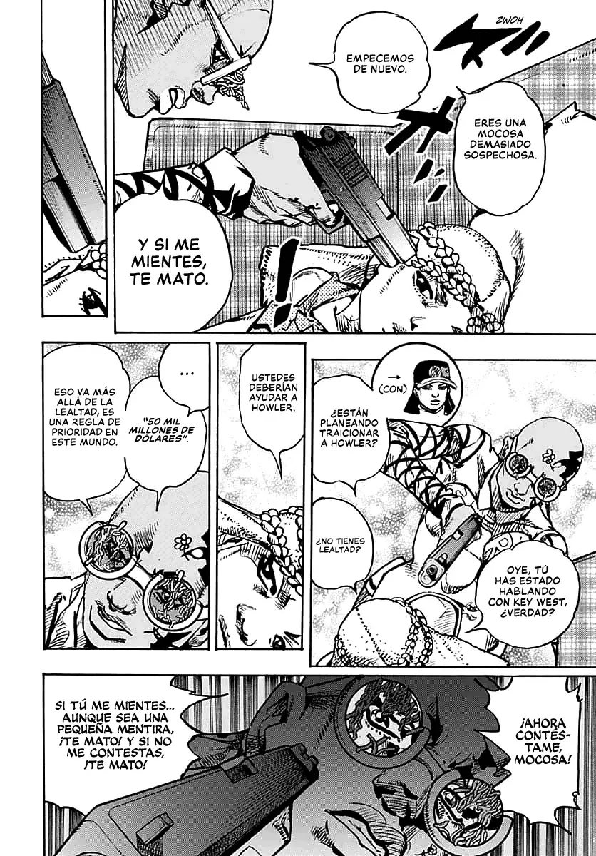 JoJo's Bizarre Adventure Parte 9: The JoJoLands Capitulo 29: Lulú-Chan Y Laem Chabang página 20