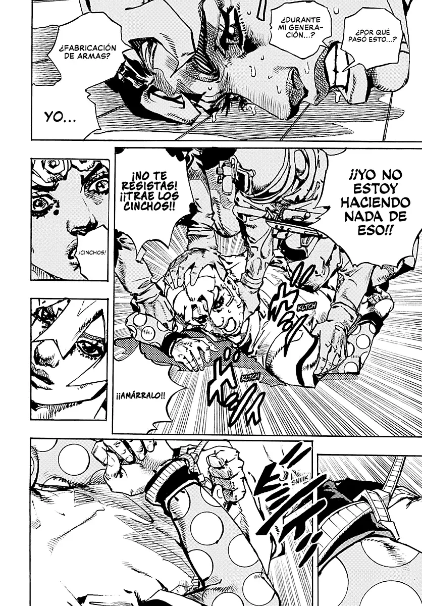 JoJo's Bizarre Adventure Parte 9: The JoJoLands Capitulo 32: Howler Hundiéndose página 20