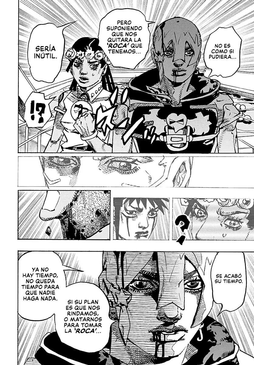 JoJo's Bizarre Adventure Parte 9: The JoJoLands Capitulo 32: Howler Hundiéndose página 7