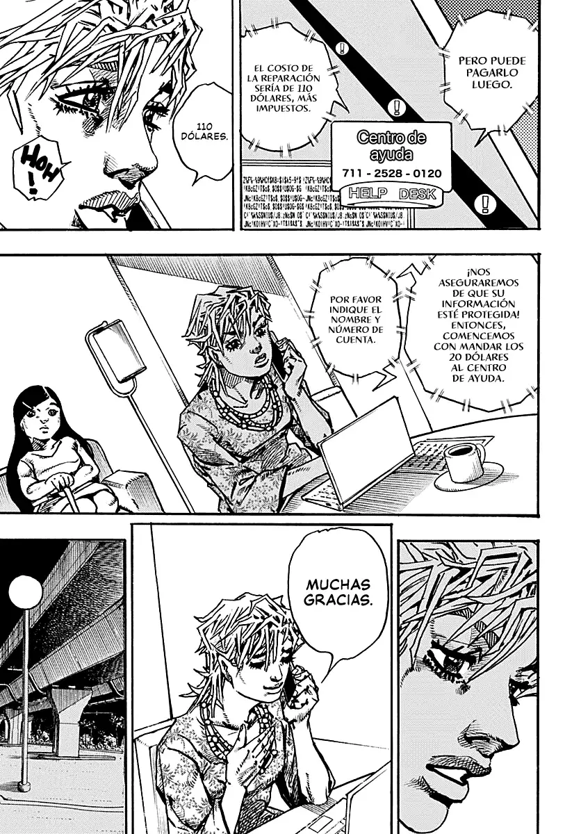 JoJo's Bizarre Adventure Parte 9: The JoJoLands Capitulo 33: Usagi, Sospechas y Estafas, Parte 1 página 15