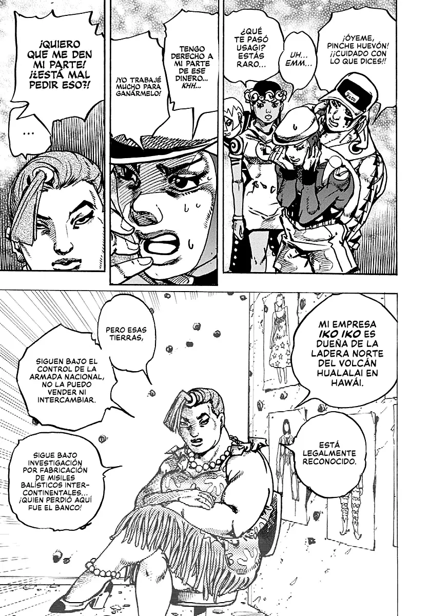 JoJo's Bizarre Adventure Parte 9: The JoJoLands Capitulo 33: Usagi, Sospechas y Estafas, Parte 1 página 22