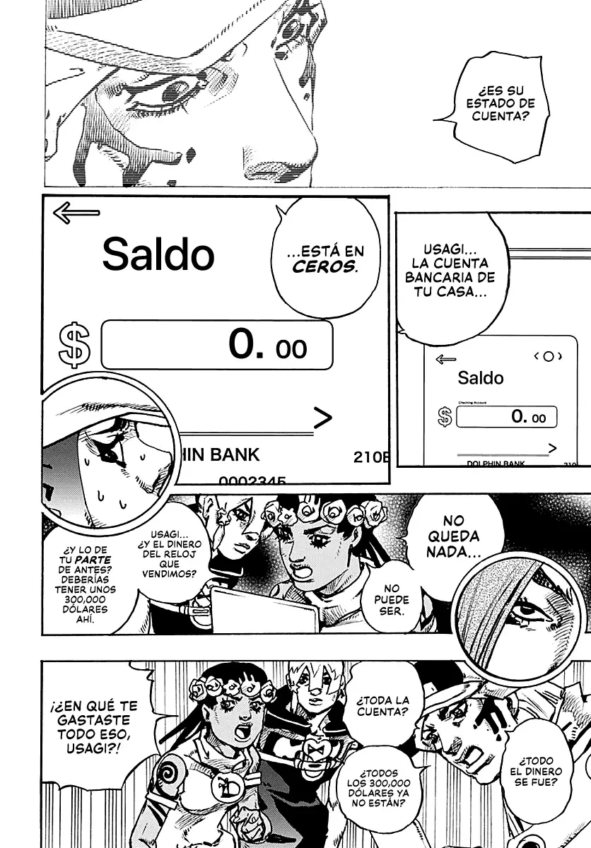 JoJo's Bizarre Adventure Parte 9: The JoJoLands Capitulo 33: Usagi, Sospechas y Estafas, Parte 1 página 25