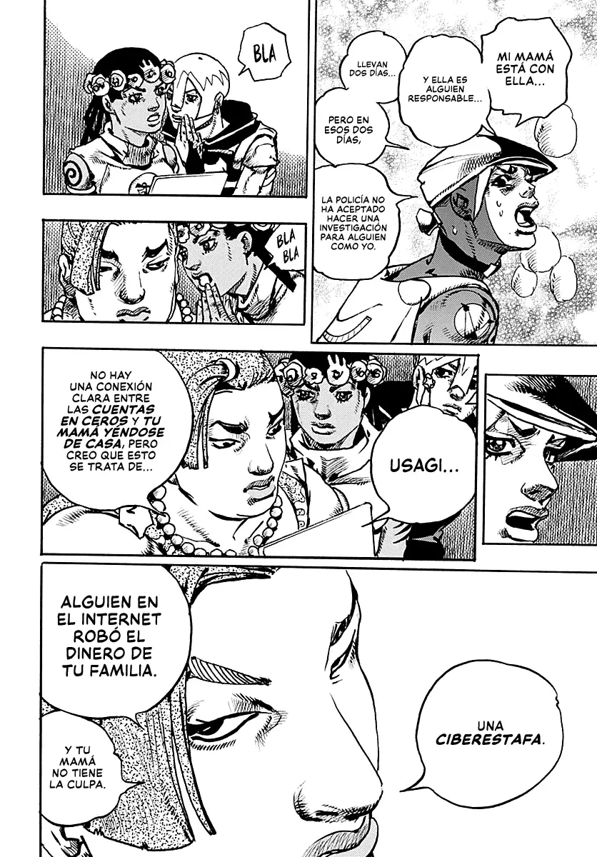 JoJo's Bizarre Adventure Parte 9: The JoJoLands Capitulo 33: Usagi, Sospechas y Estafas, Parte 1 página 27