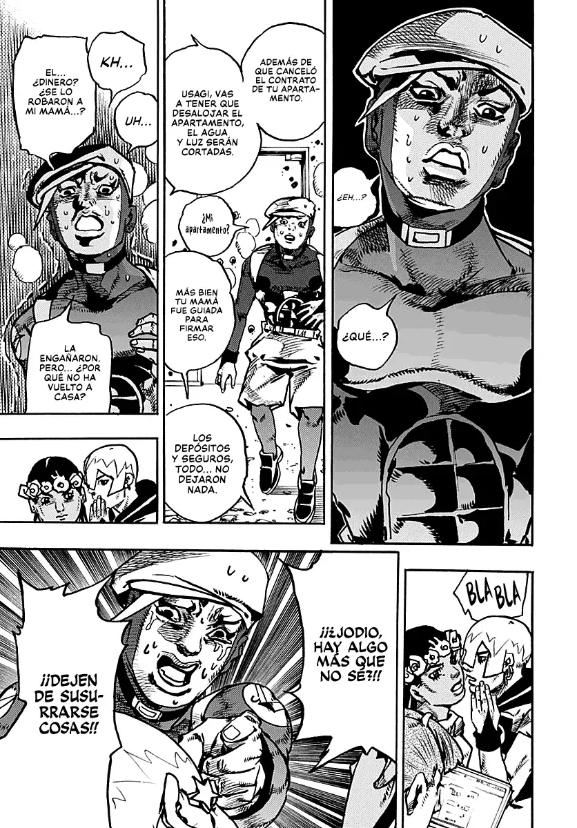 JoJo's Bizarre Adventure Parte 9: The JoJoLands Capitulo 33: Usagi, Sospechas y Estafas, Parte 1 página 28