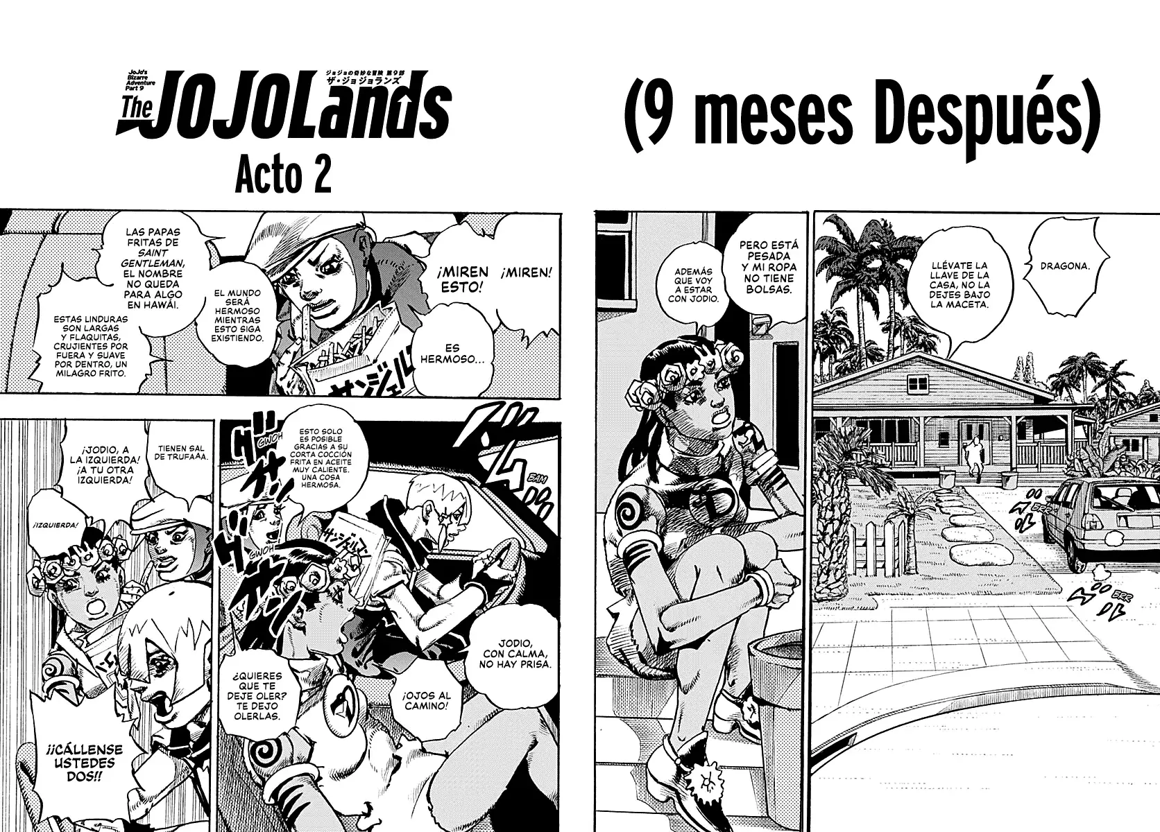 JoJo's Bizarre Adventure Parte 9: The JoJoLands Capitulo 33: Usagi, Sospechas y Estafas, Parte 1 página 3