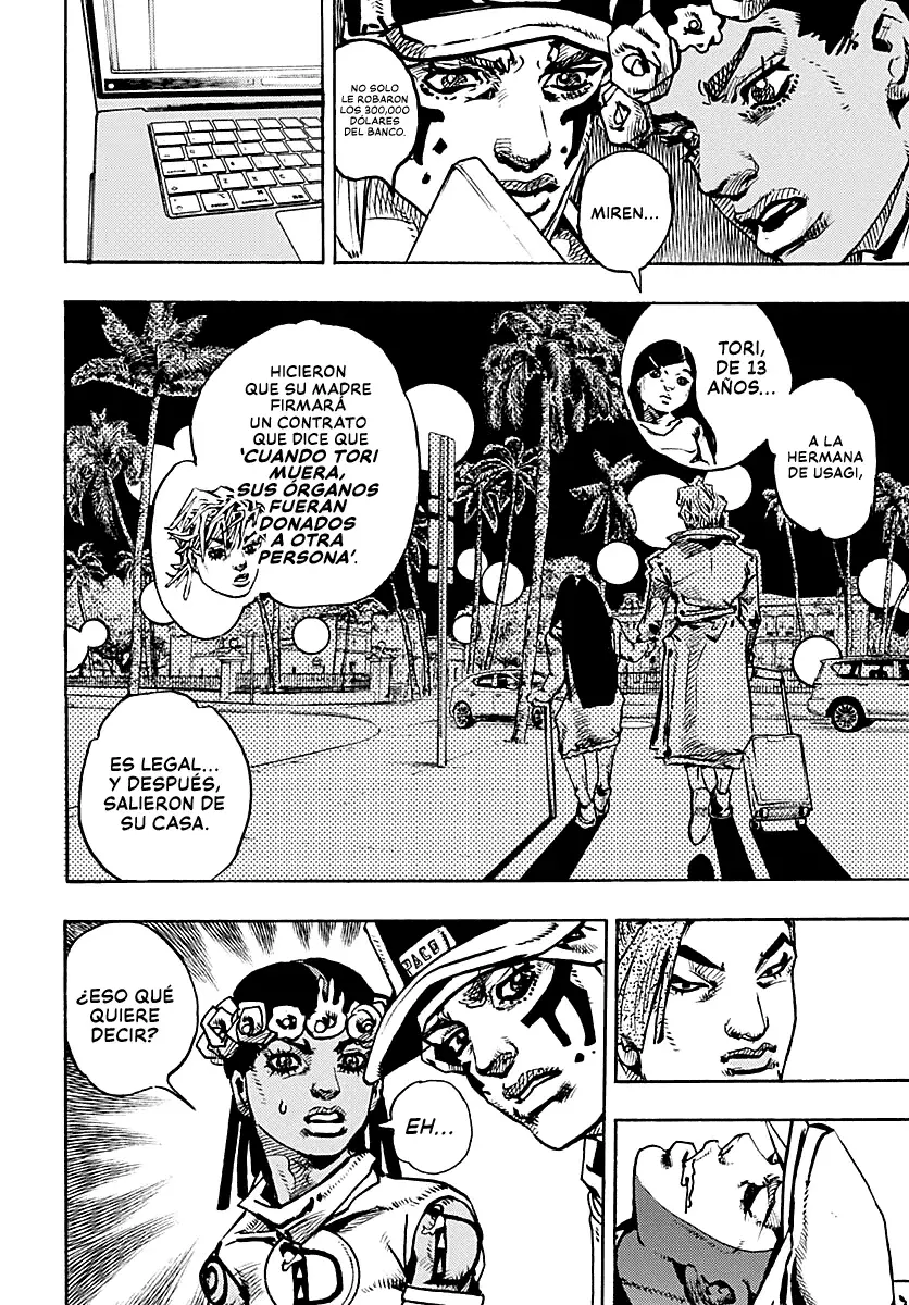 JoJo's Bizarre Adventure Parte 9: The JoJoLands Capitulo 33: Usagi, Sospechas y Estafas, Parte 1 página 31