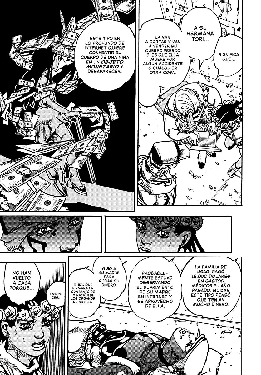 JoJo's Bizarre Adventure Parte 9: The JoJoLands Capitulo 33: Usagi, Sospechas y Estafas, Parte 1 página 32