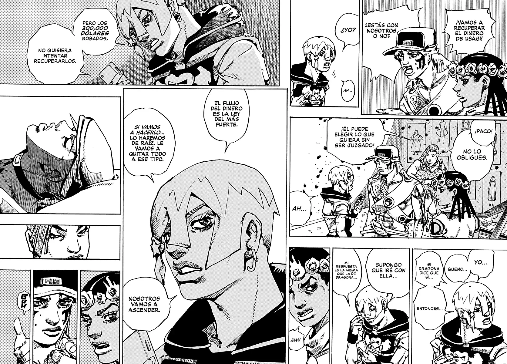 JoJo's Bizarre Adventure Parte 9: The JoJoLands Capitulo 33: Usagi, Sospechas y Estafas, Parte 1 página 35