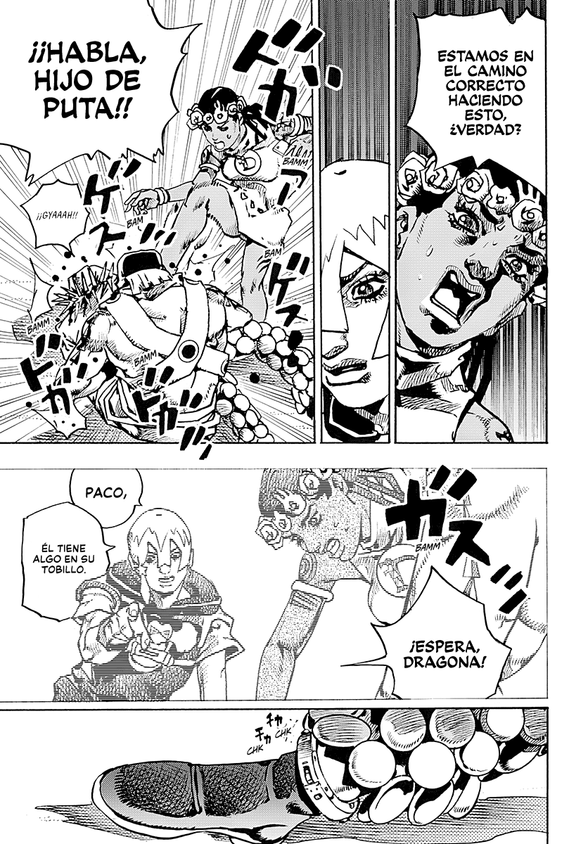 JoJo's Bizarre Adventure Parte 9: The JoJoLands Capitulo 38 página 17