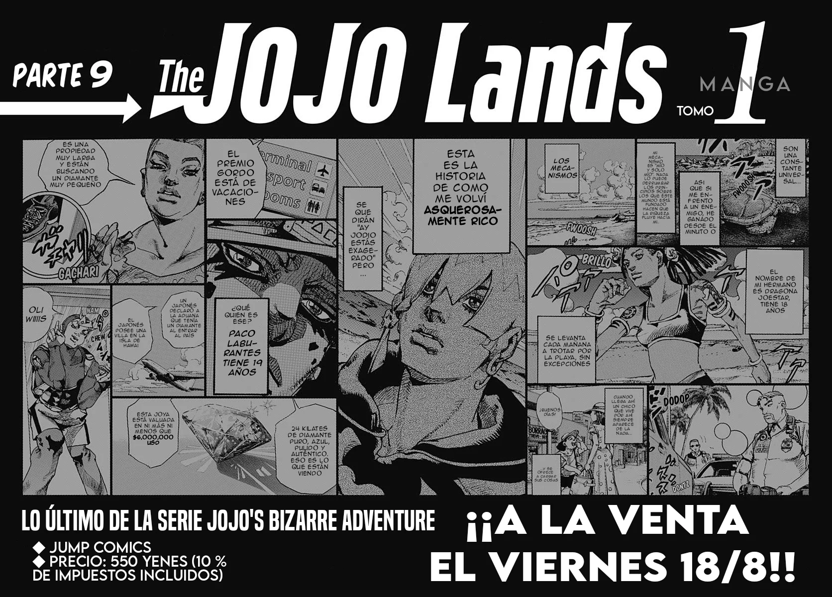 JoJo's Bizarre Adventure Parte 9: The JoJoLands Capitulo 6: Monte Hualalai - Cat Size, Parte 1 página 29