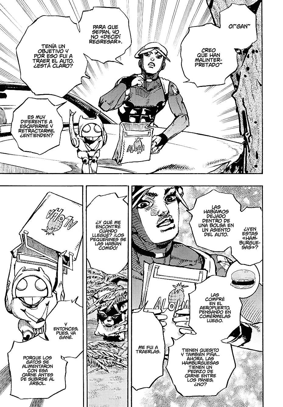 JoJo's Bizarre Adventure Parte 9: The JoJoLands Capitulo 7: Monte Hualalai - Cat Size, Parte 2 página 29