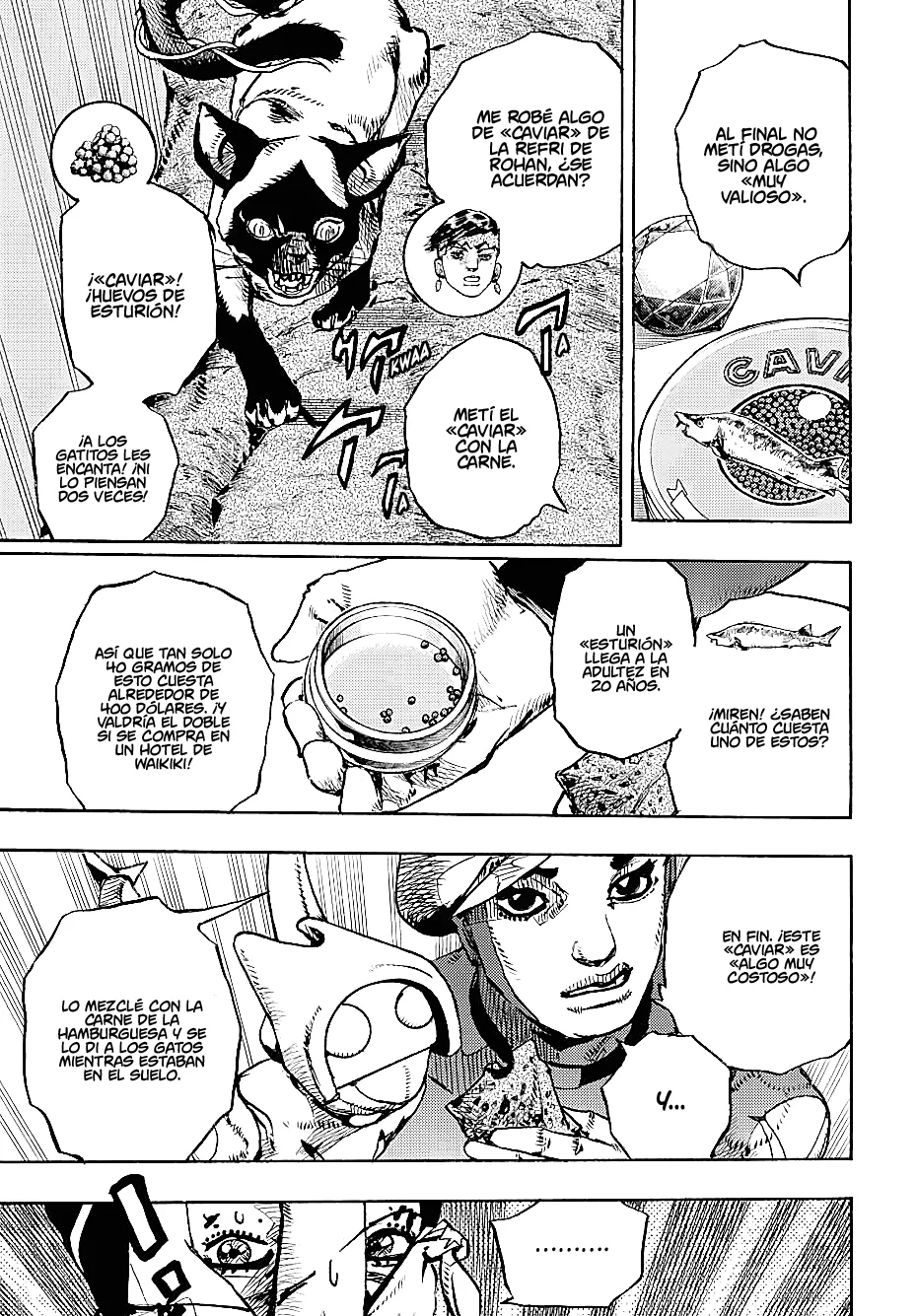 JoJo's Bizarre Adventure Parte 9: The JoJoLands Capitulo 7: Monte Hualalai - Cat Size, Parte 2 página 31