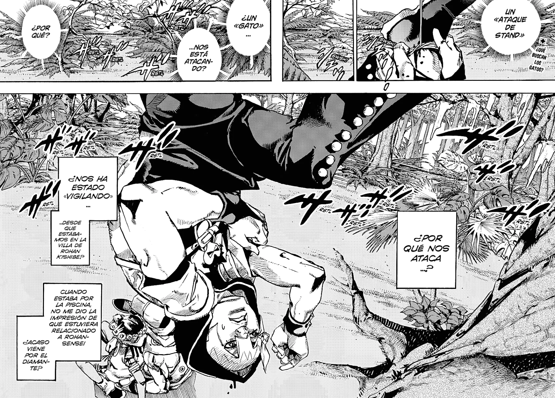 JoJo's Bizarre Adventure Parte 9: The JoJoLands Capitulo 7: Monte Hualalai - Cat Size, Parte 2 página 5