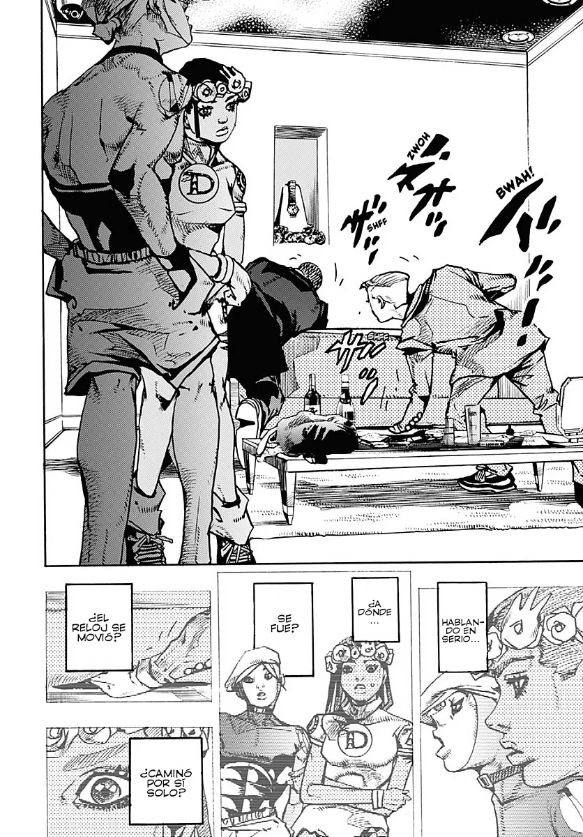 JoJo's Bizarre Adventure Parte 9: The JoJoLands Capitulo 9: Kailua Kona - Esperando la hora del vuelo, Parte 1 página 14