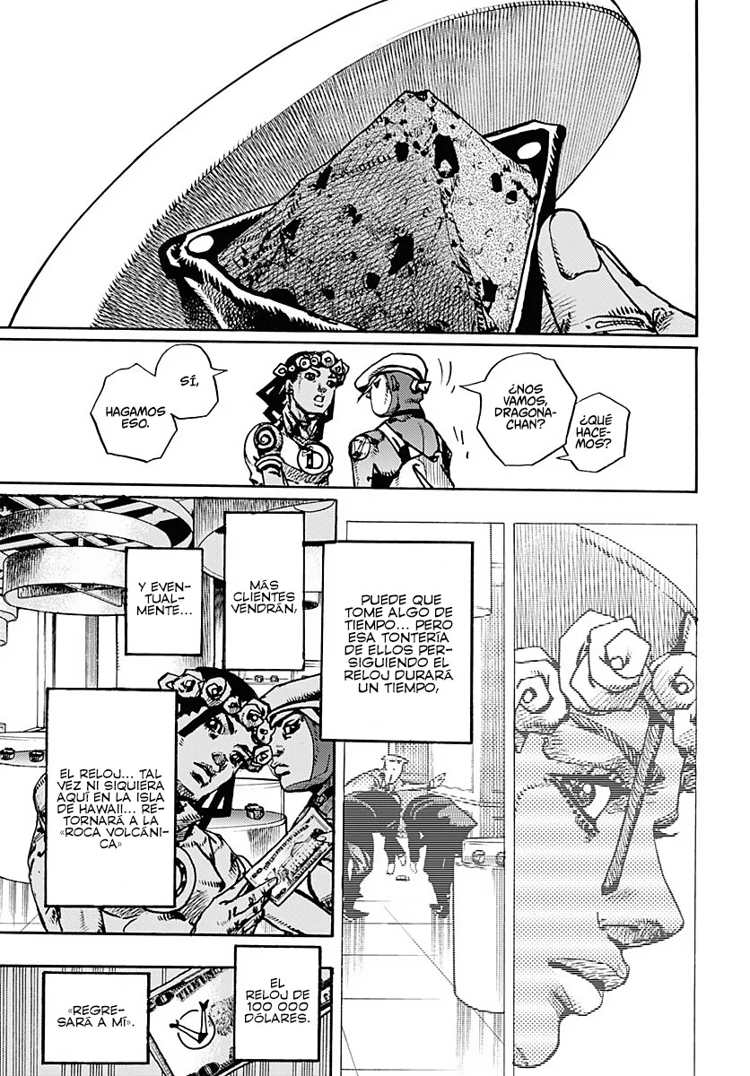 JoJo's Bizarre Adventure Parte 9: The JoJoLands Capitulo 9: Kailua Kona - Esperando la hora del vuelo, Parte 1 página 33