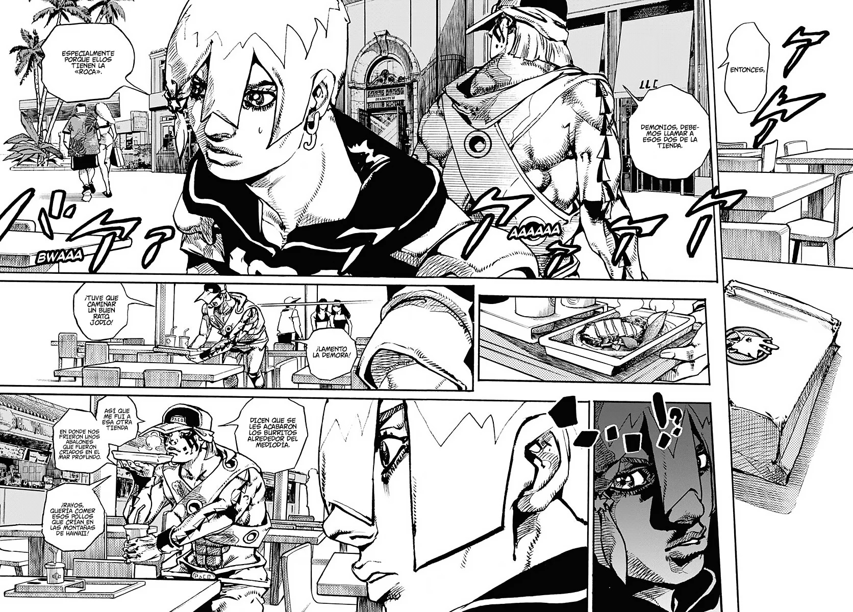 JoJo's Bizarre Adventure Parte 9: The JoJoLands Capitulo 9: Kailua Kona - Esperando la hora del vuelo, Parte 1 página 36