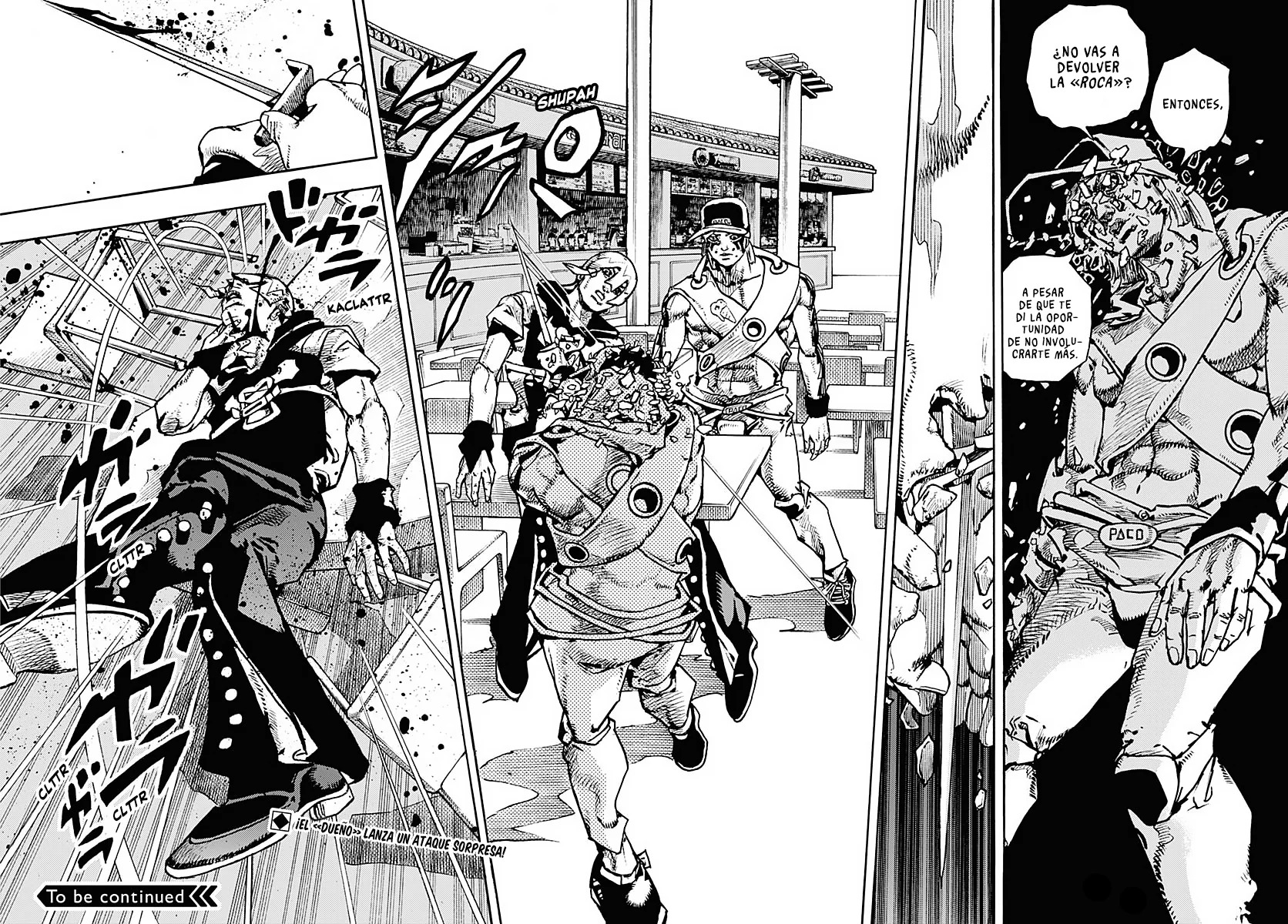 JoJo's Bizarre Adventure Parte 9: The JoJoLands Capitulo 9: Kailua Kona - Esperando la hora del vuelo, Parte 1 página 40