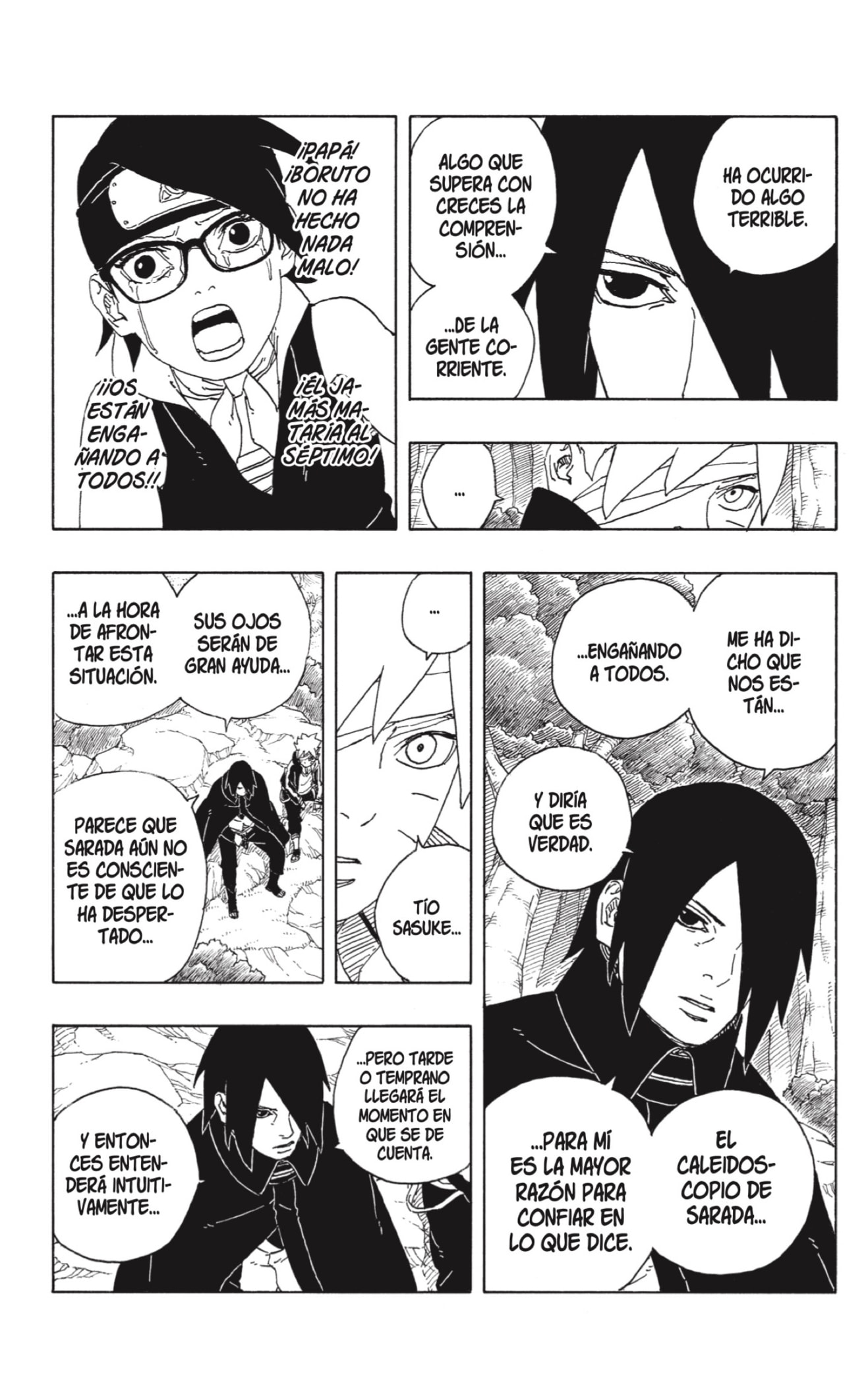 Boruto: Two Blue Vortex Capitulo 21: Mangekyo Sharingan página 9