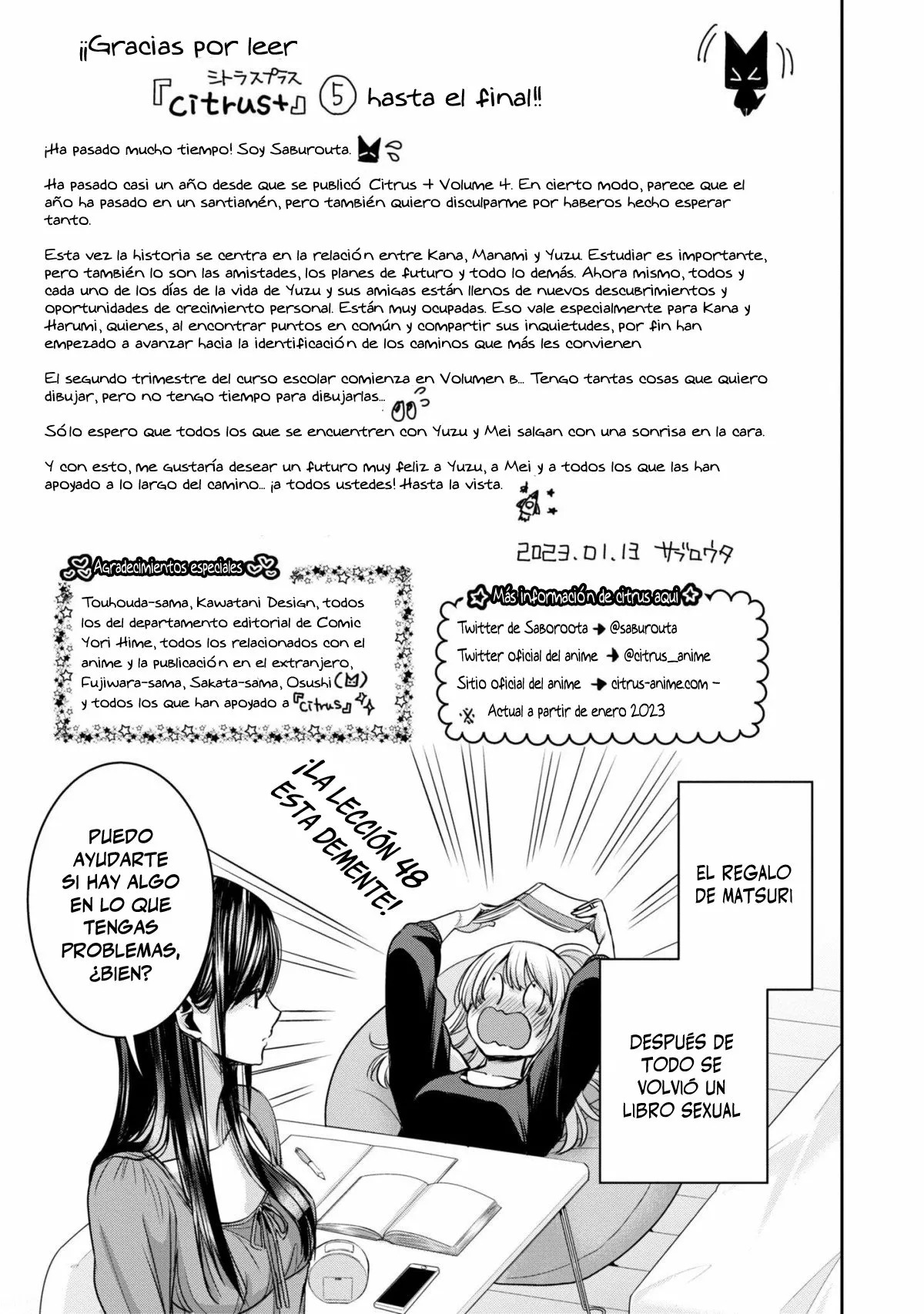 Citrus+ Capitulo 30.5 página 16