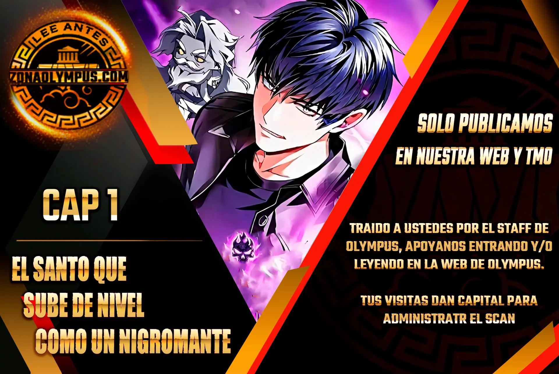 El Santo que sube de nivel como Nigromante Capitulo 1 página 2