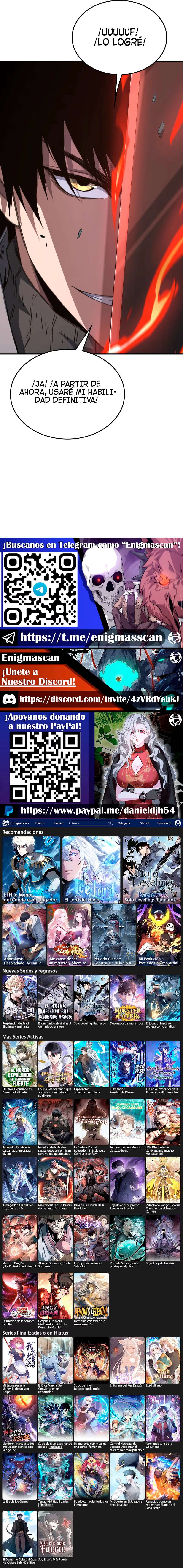 Dios de la Espada de la Perdición. Capitulo 37 página 8
