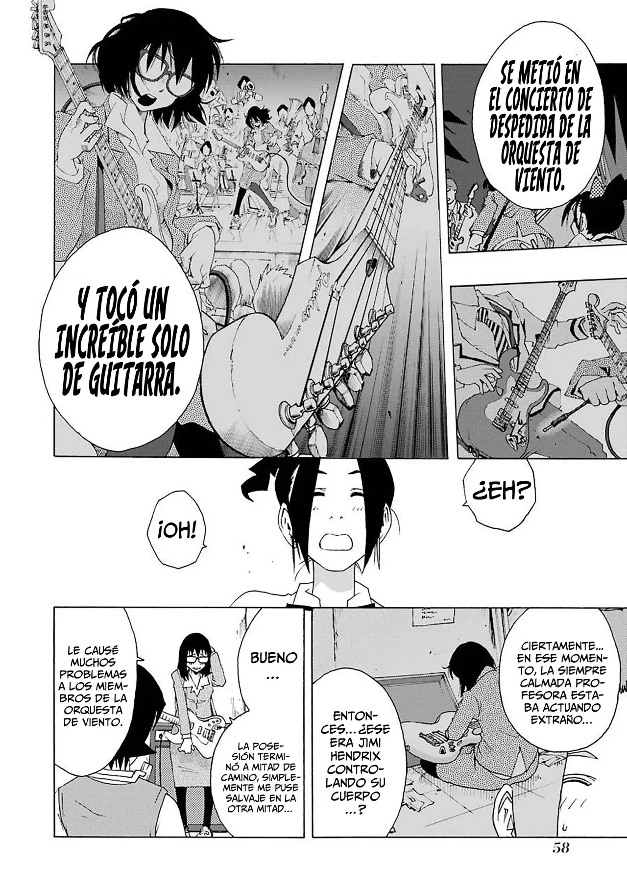Shiori Experience: Jimi na Watashi to Hen na Oji-san Capitulo 73: Jimi Hendrix. página 14