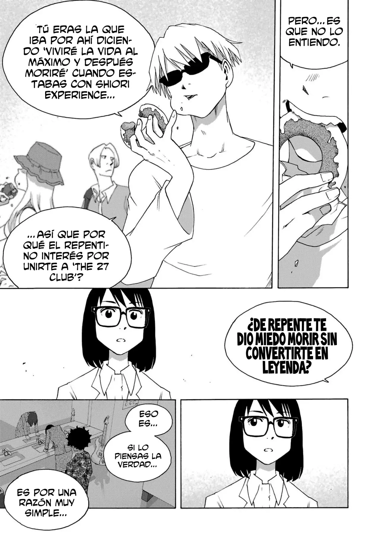 Shiori Experience: Jimi na Watashi to Hen na Oji-san Capitulo 82: Demonios de la música página 9