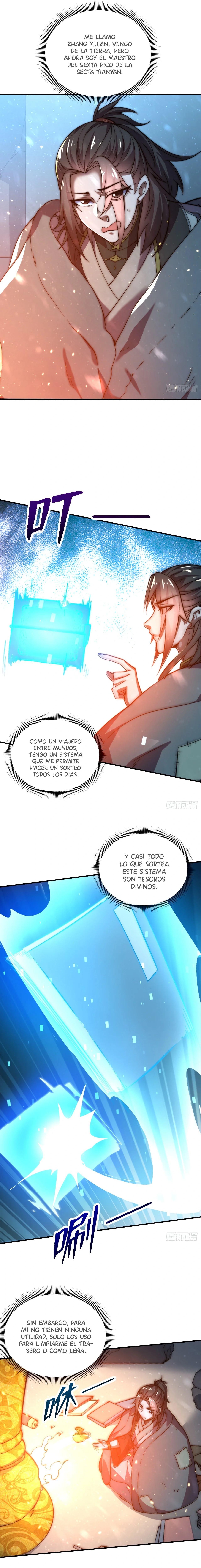 Me Vuelvo más Fuerte con solo Acostarme, Mientras mis Discípulas Cultivan Capitulo 1: La chica inútil llegó inmediatamente para convertirse en discípula página 3