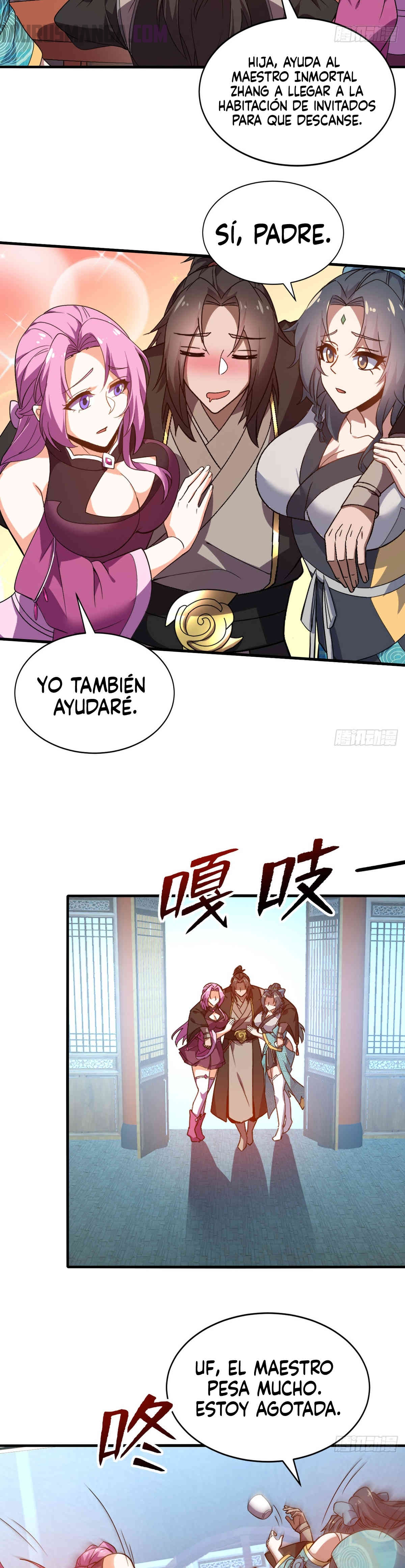 Me Vuelvo más Fuerte con solo Acostarme, Mientras mis Discípulas Cultivan Capitulo 13 página 16