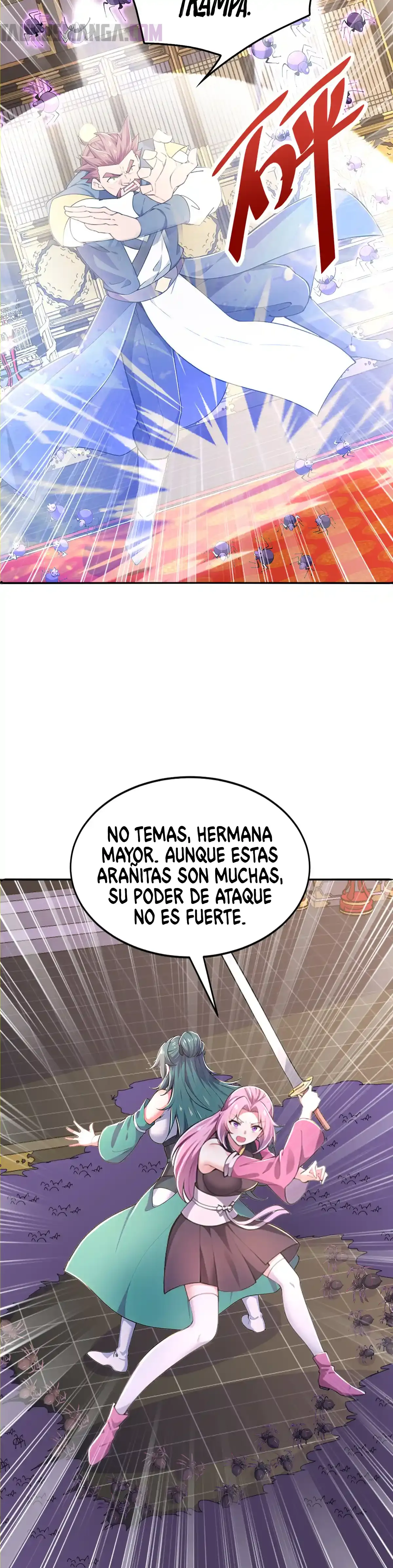 Me Vuelvo más Fuerte con solo Acostarme, Mientras mis Discípulas Cultivan Capitulo 29 página 3