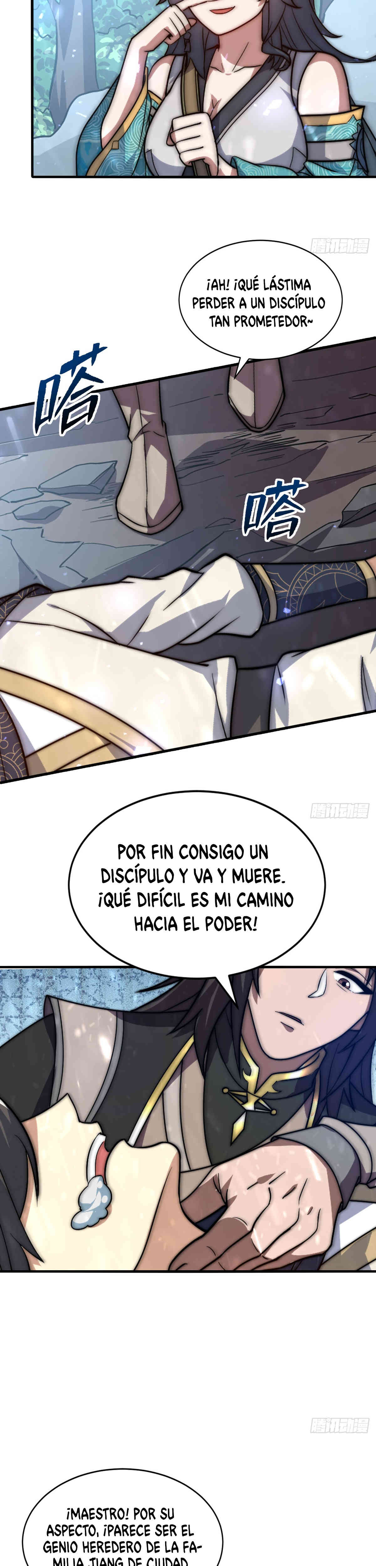 Me Vuelvo más Fuerte con solo Acostarme, Mientras mis Discípulas Cultivan Capitulo 4: ¿Qué importa si es un genio o un hijo santo? página 7