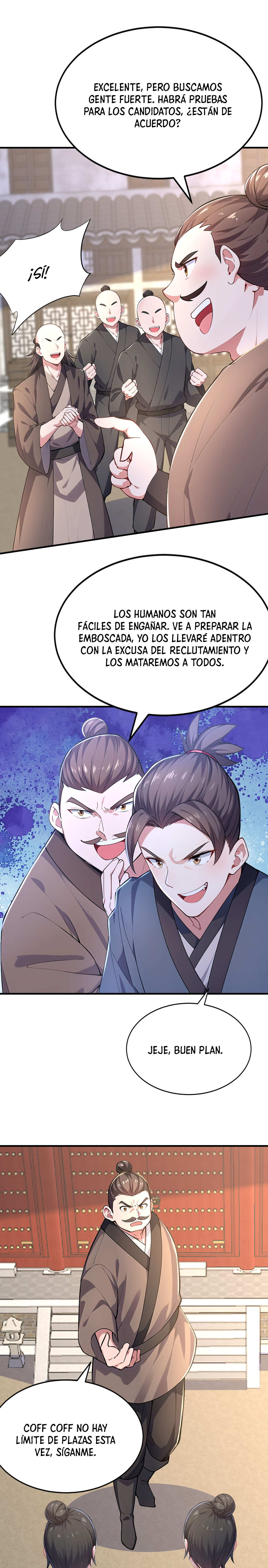 Me Vuelvo más Fuerte con solo Acostarme, Mientras mis Discípulas Cultivan Capitulo 49 página 4